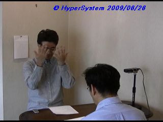 ばたつく」と判定した場面の保存静止画